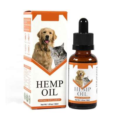 ECO finest Hemp cbd Oil for Dogs and Cats Omega 3, 6 & 9 benefits to pets health