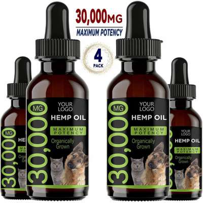 Hot Selling For Pain Relief And  Healthy 100%  Pure Natural Organic Pet Hemp Oil