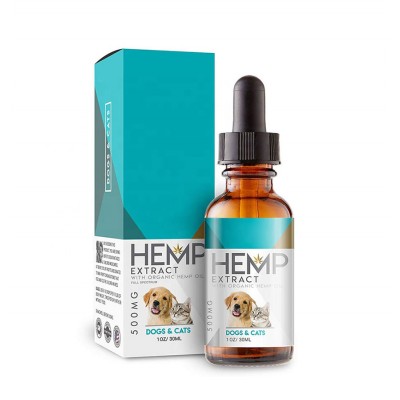 Organic Raw Private Label 100% Full Spectrum Premium Quality Hemp CBD Oil For Dogs